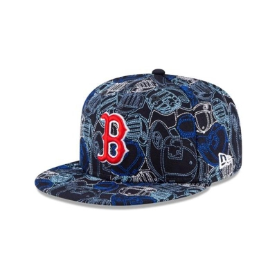 Sapca New Era Boston Red Sox MLB Chaos 59FIFTY Fitted - Albastri